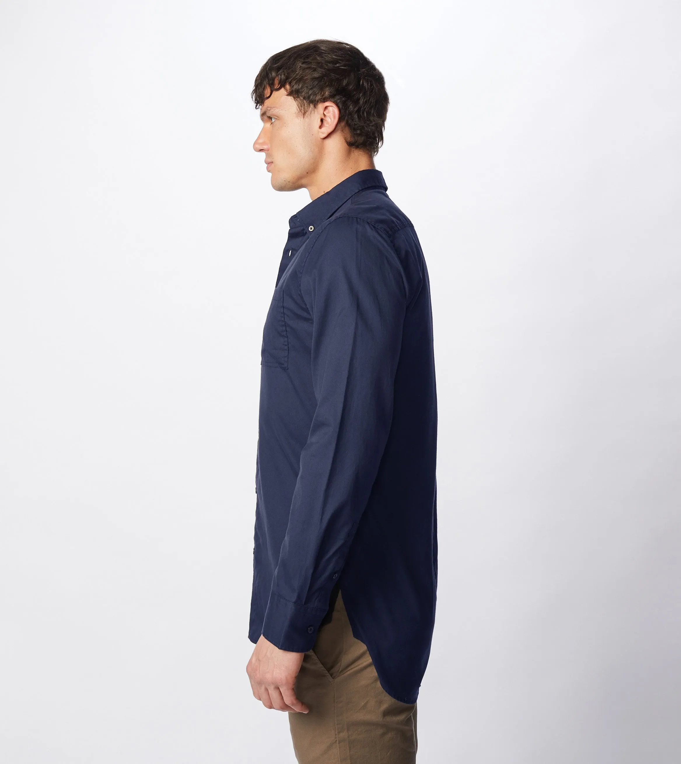 7 Foot LS Oxford Shirt Navy