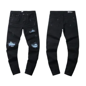 Amiri Jeans Ripped Patch Casual Jeans