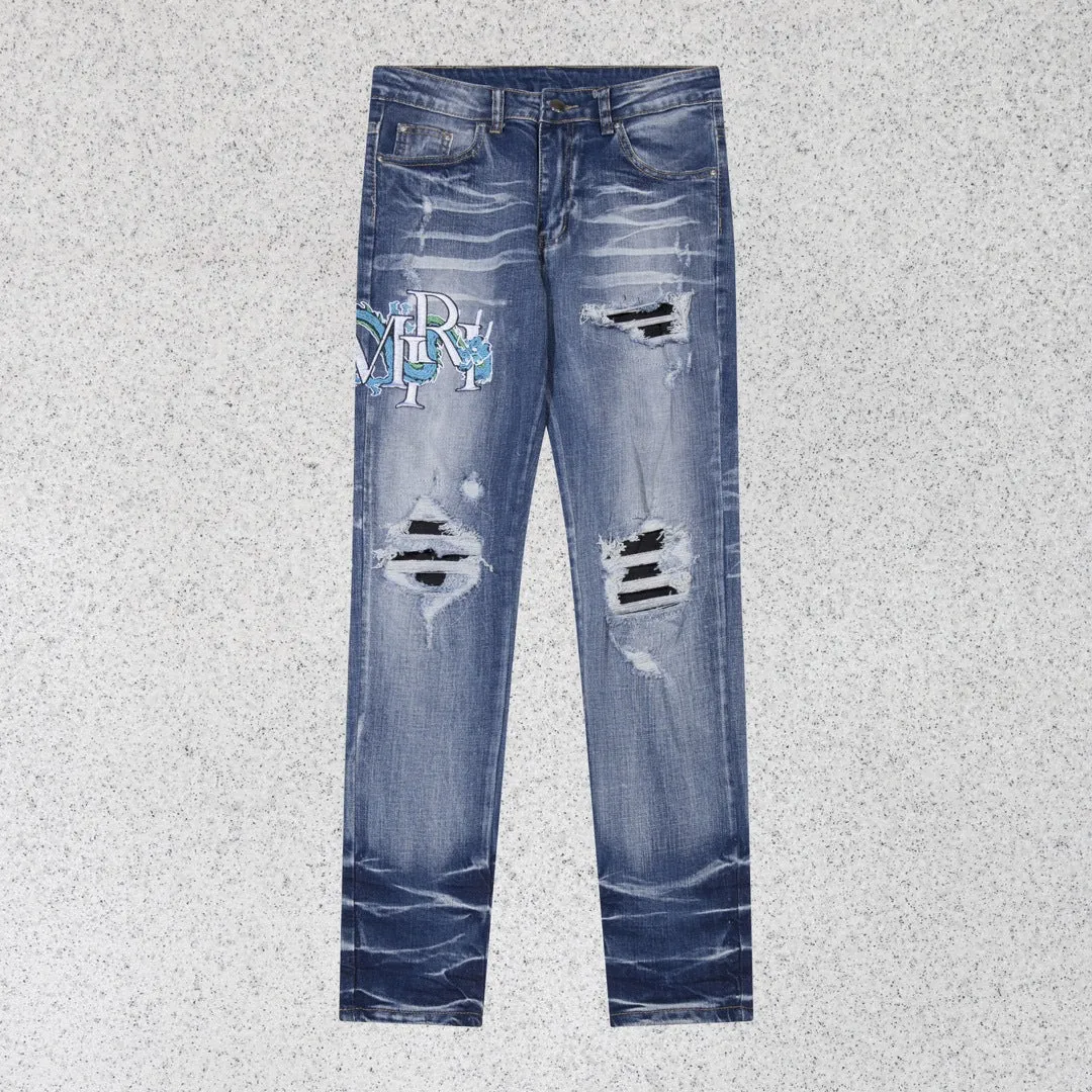 Amiri Jeans Trendy Ripped Jeans