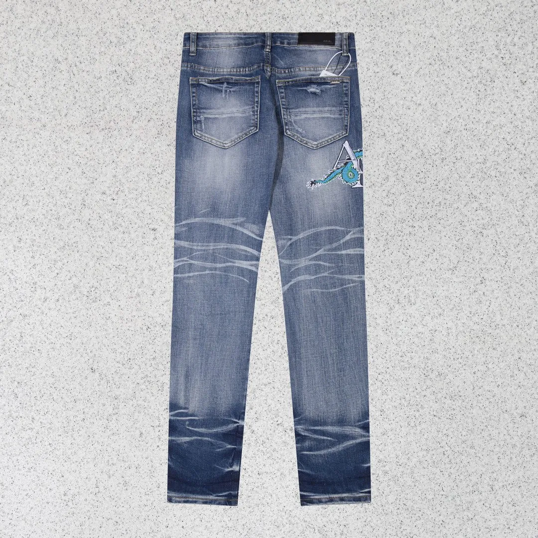 Amiri Jeans Trendy Ripped Jeans