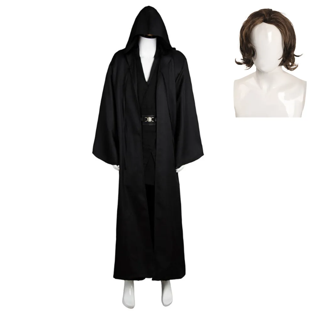 Anakin Skywalker Cosplay Costume Outfit Black Version