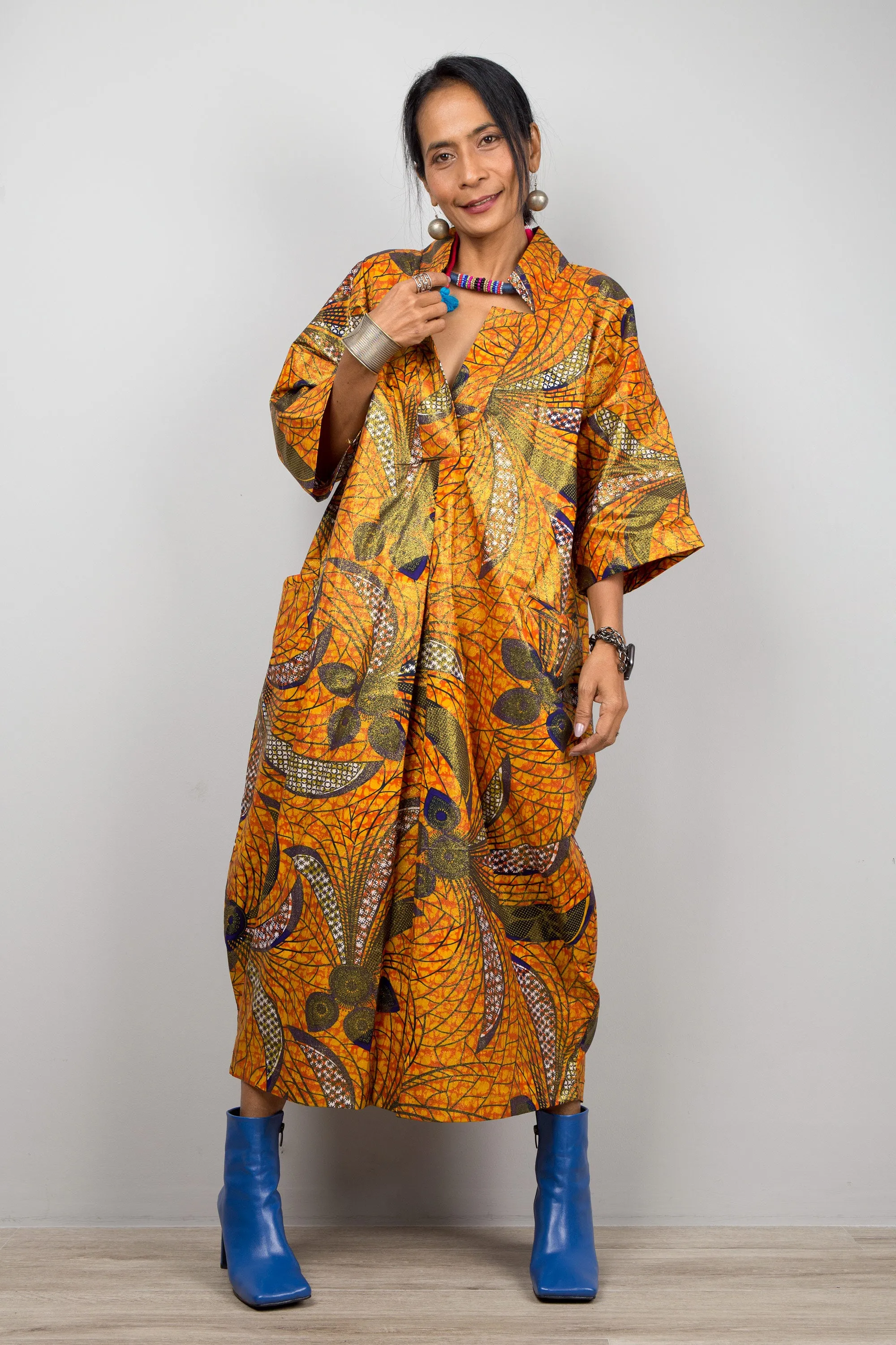 Ankara Kaftan dress