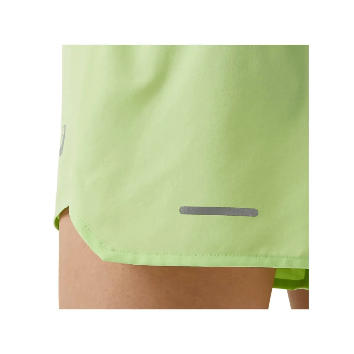 Asics Road 3.5IN Shorts Lime Green Woman