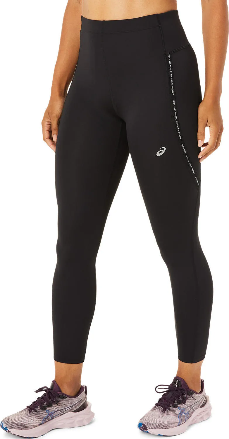 Asics Women&#x27;s Race High Waist Tight Performance Black | Buy Asics Women&#x27;s Race High Waist Tight Performance Black here | Outnorth