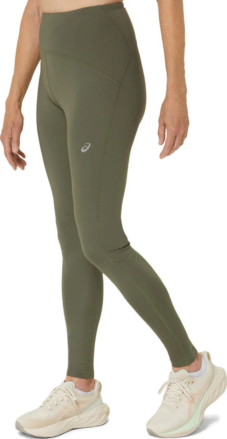 Asics Women&#x27;s Road High Waist Tight Mantle Green | Buy Asics Women&#x27;s Road High Waist Tight Mantle Green here | Outnorth