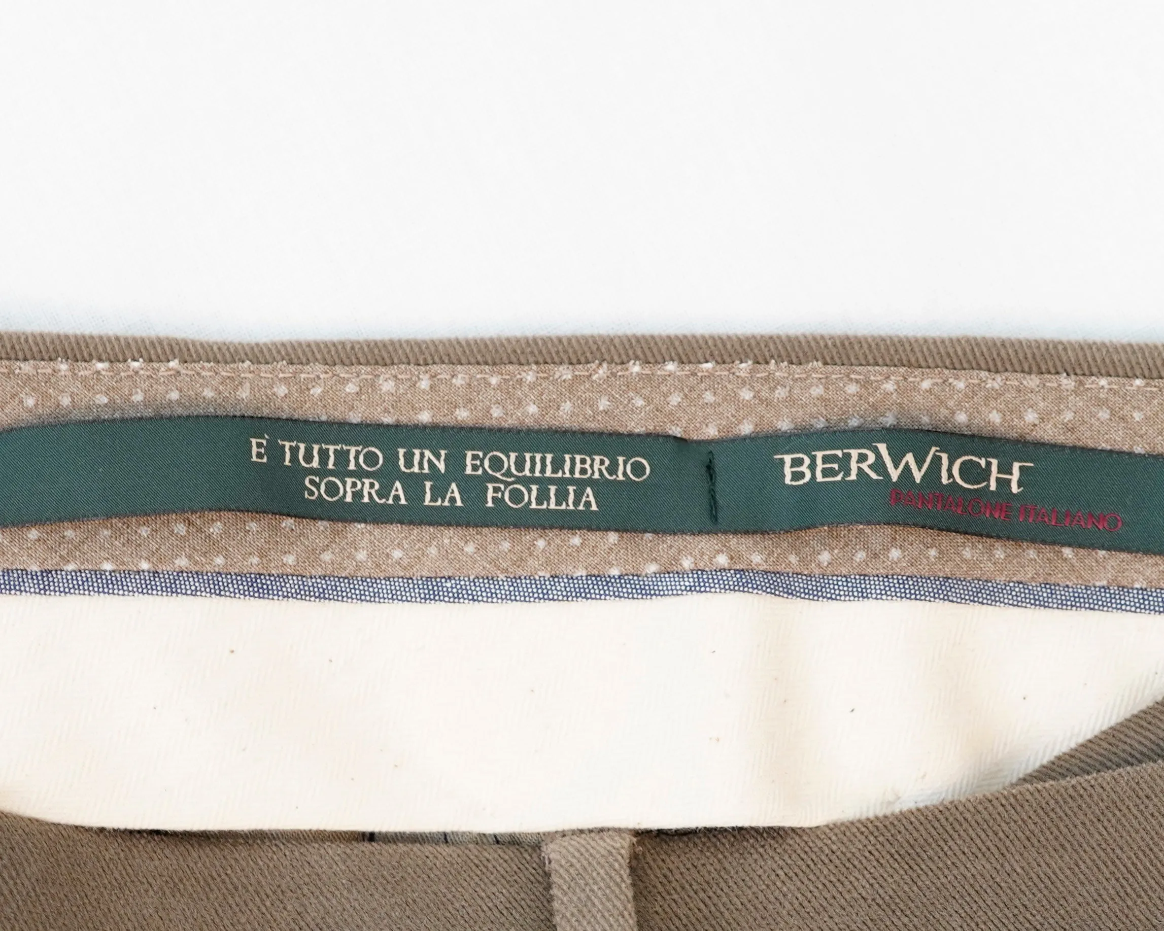 Berwich Morello Chinos - Tortora