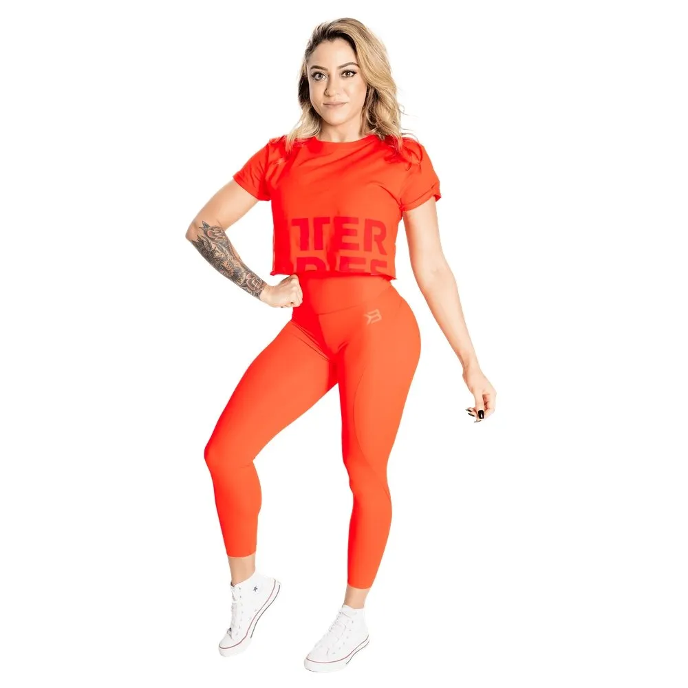 Better Bodies High Waist Leggings - Sunset Red