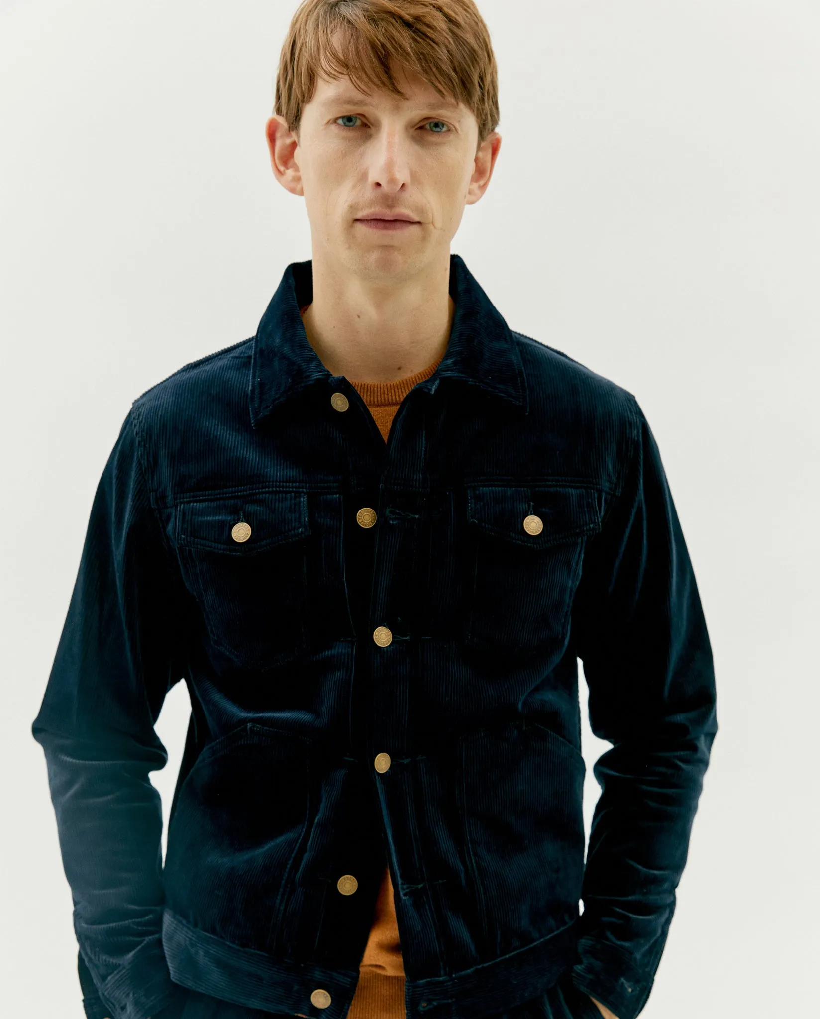 BIRCH CORD JACKET - NAVY