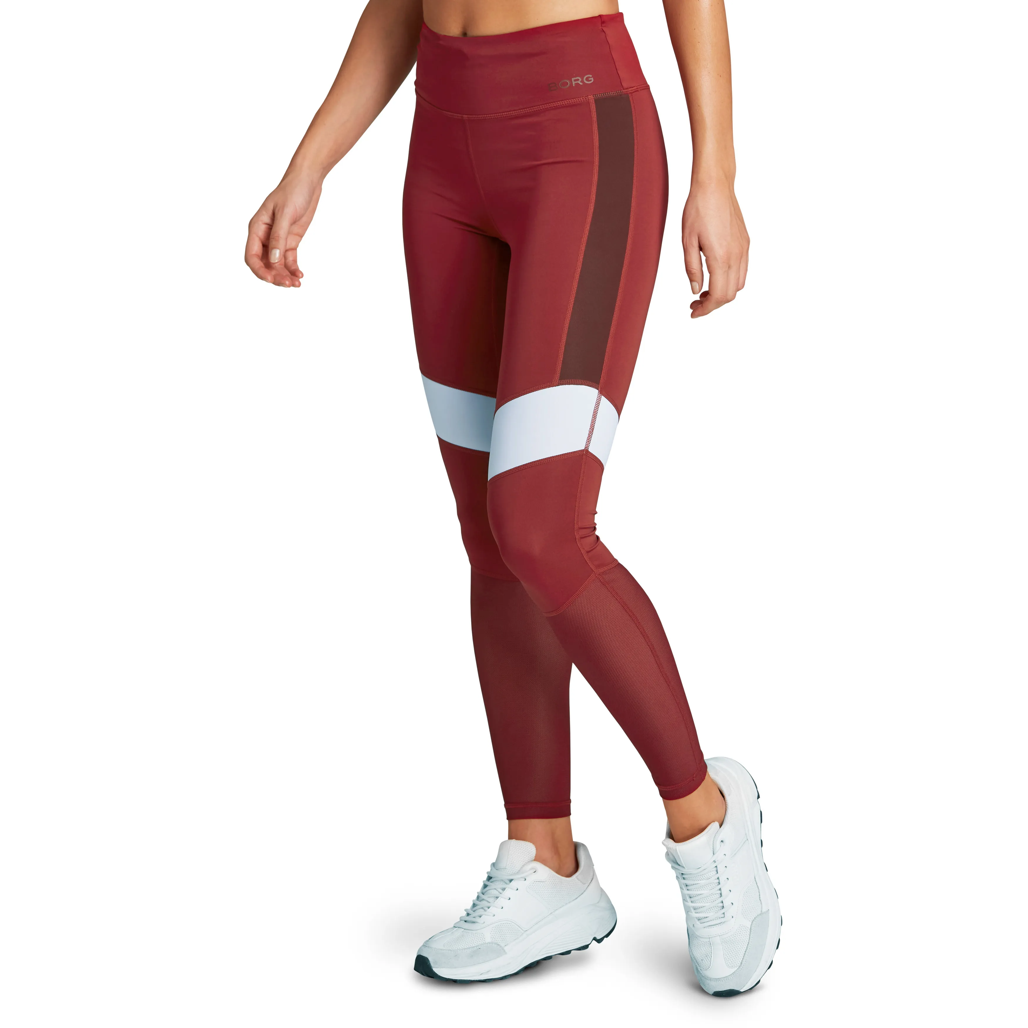 Björn Borg Women&#x27;s Borg High Waist Block Tights Biking Red | Buy Björn Borg Women&#x27;s Borg High Waist Block Tights Biking Red here | Outnorth