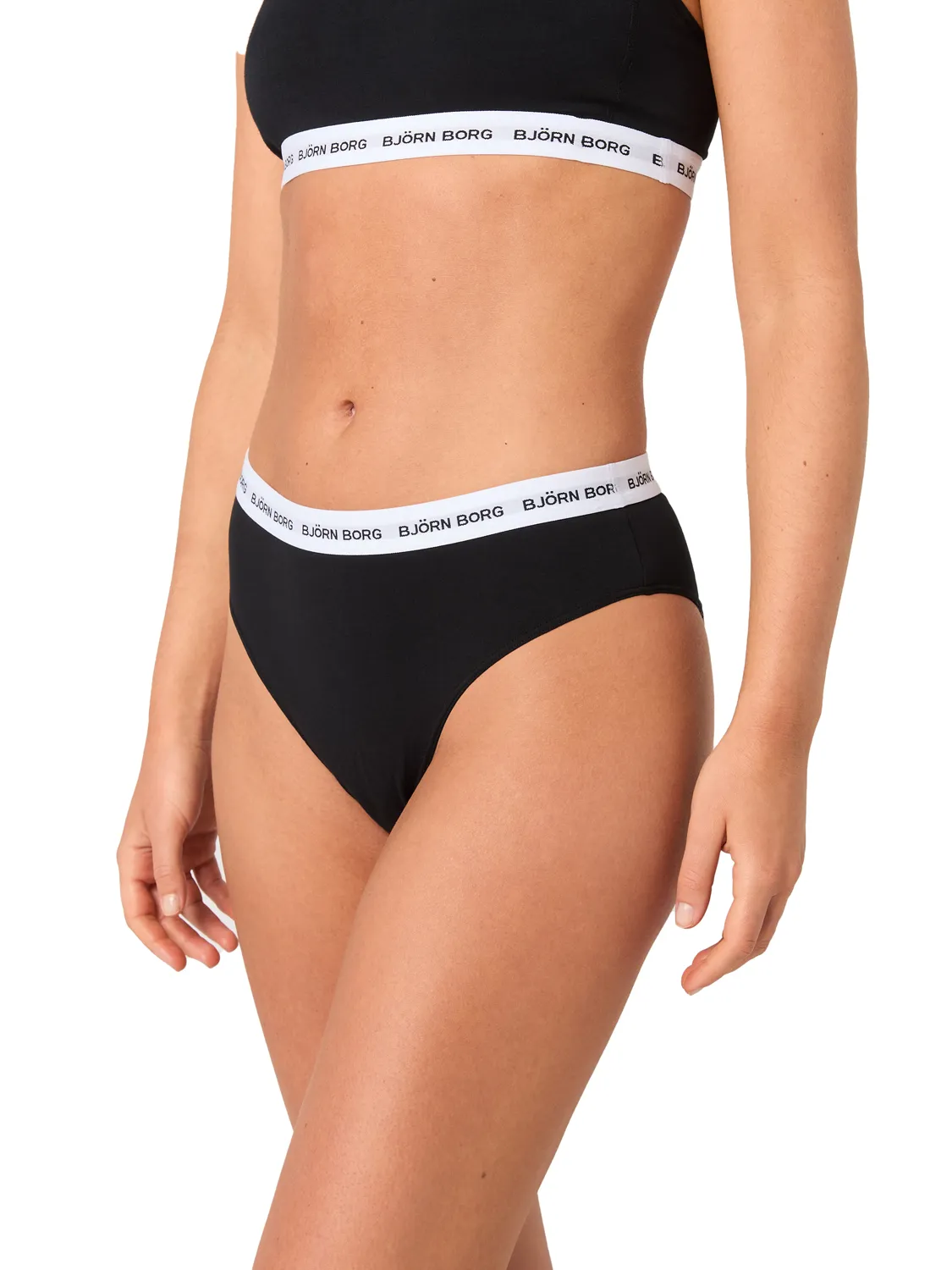 Björn Borg Women&#x27;s Core Logo High Waist Brief 2-pack Multipack 1 | Buy Björn Borg Women&#x27;s Core Logo High Waist Brief 2-pack Multipack 1 here | Outnorth