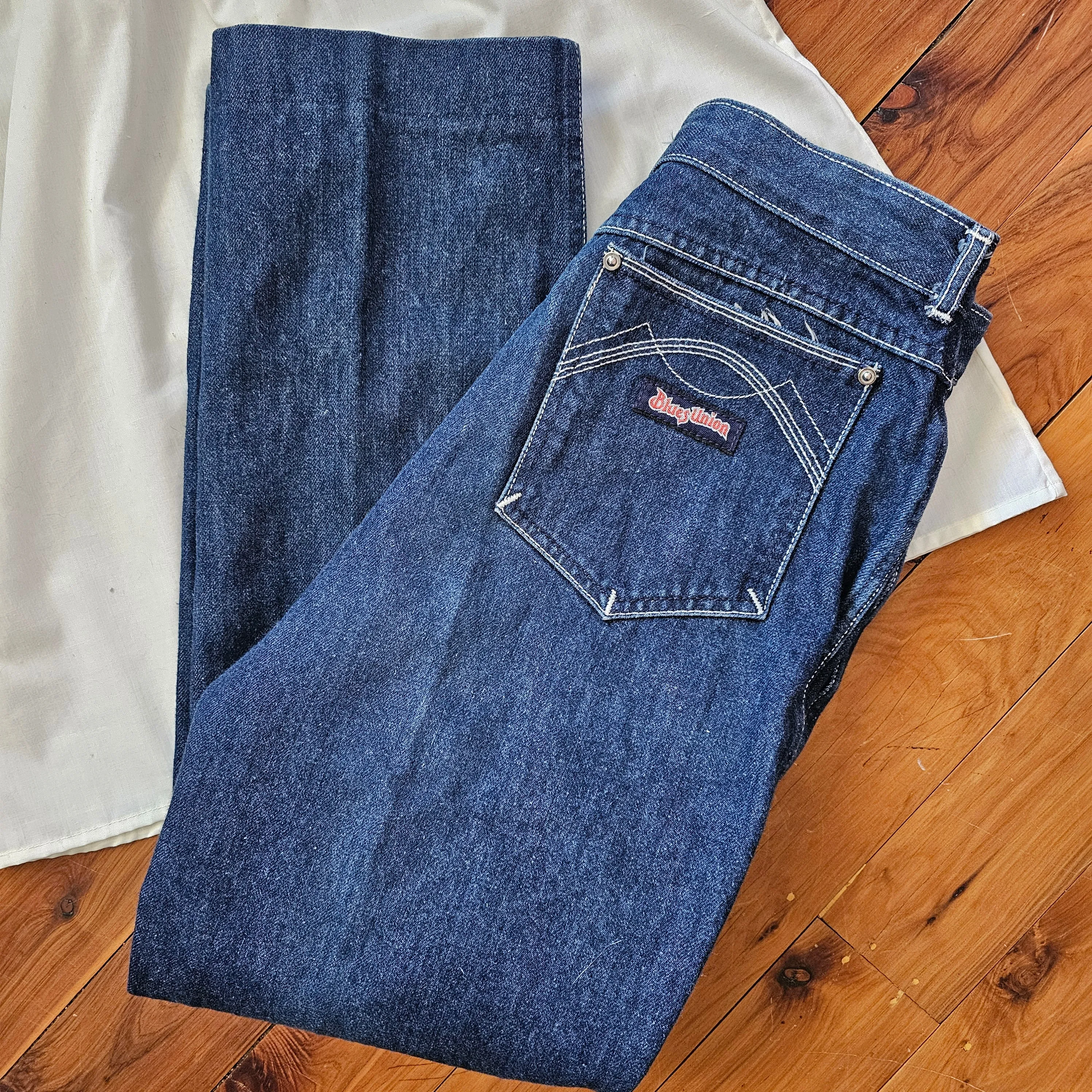 Blues Union vintage high waisted 70's jeans 8