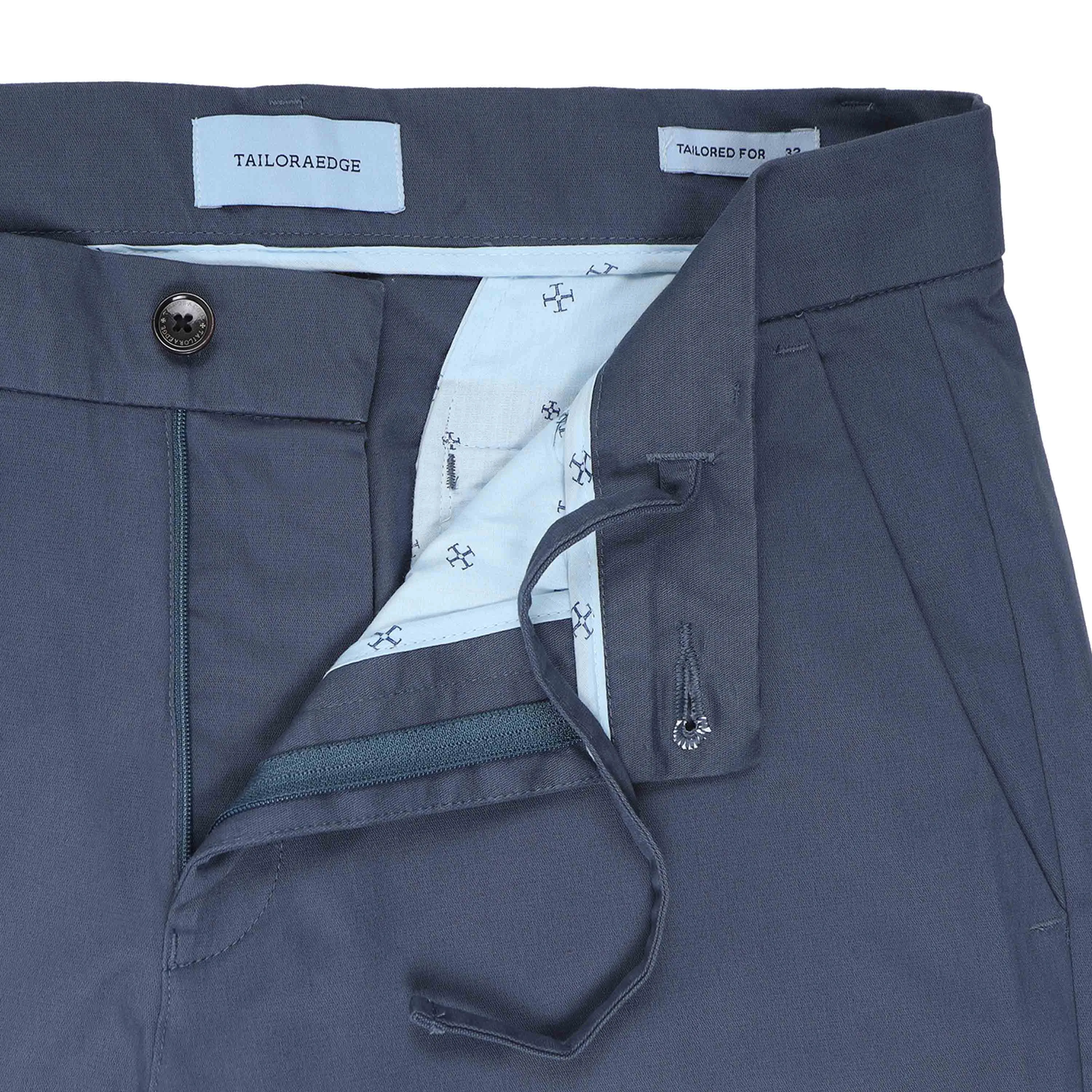 Broken Signature Aqua Blue Chino