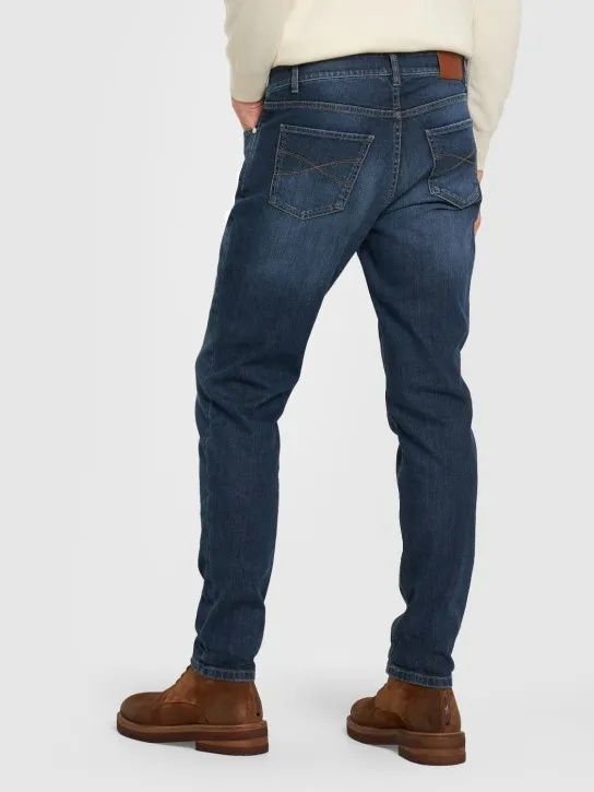 Brunello Cucinelli   Stonewashed cotton denim jeans 