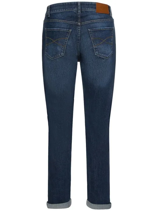 Brunello Cucinelli   Stonewashed cotton denim jeans 