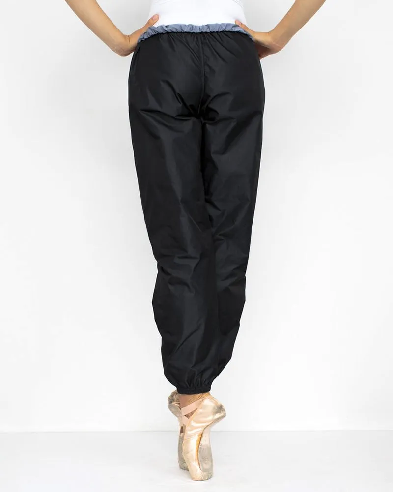 Bullet Pointe Ripstop Reversible Warmup Dance Pants - Womens - Black/Grey