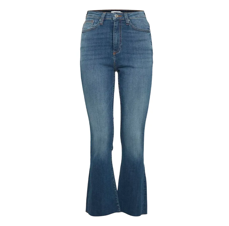 b.young pantalone jeans da donna svasati LOLA LUNI 20814291 200461 blu medio