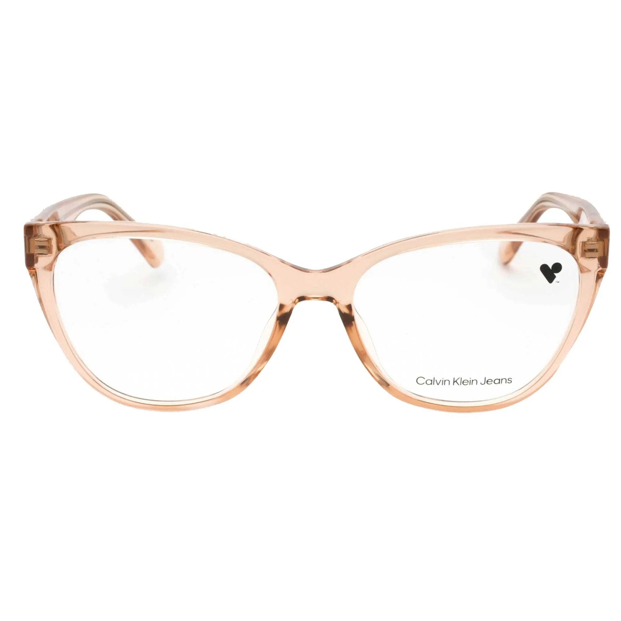 Calvin Klein Jeans Women's Eyeglasses - Peach Cat Eye Full Rim Frame | CKJ22618 681