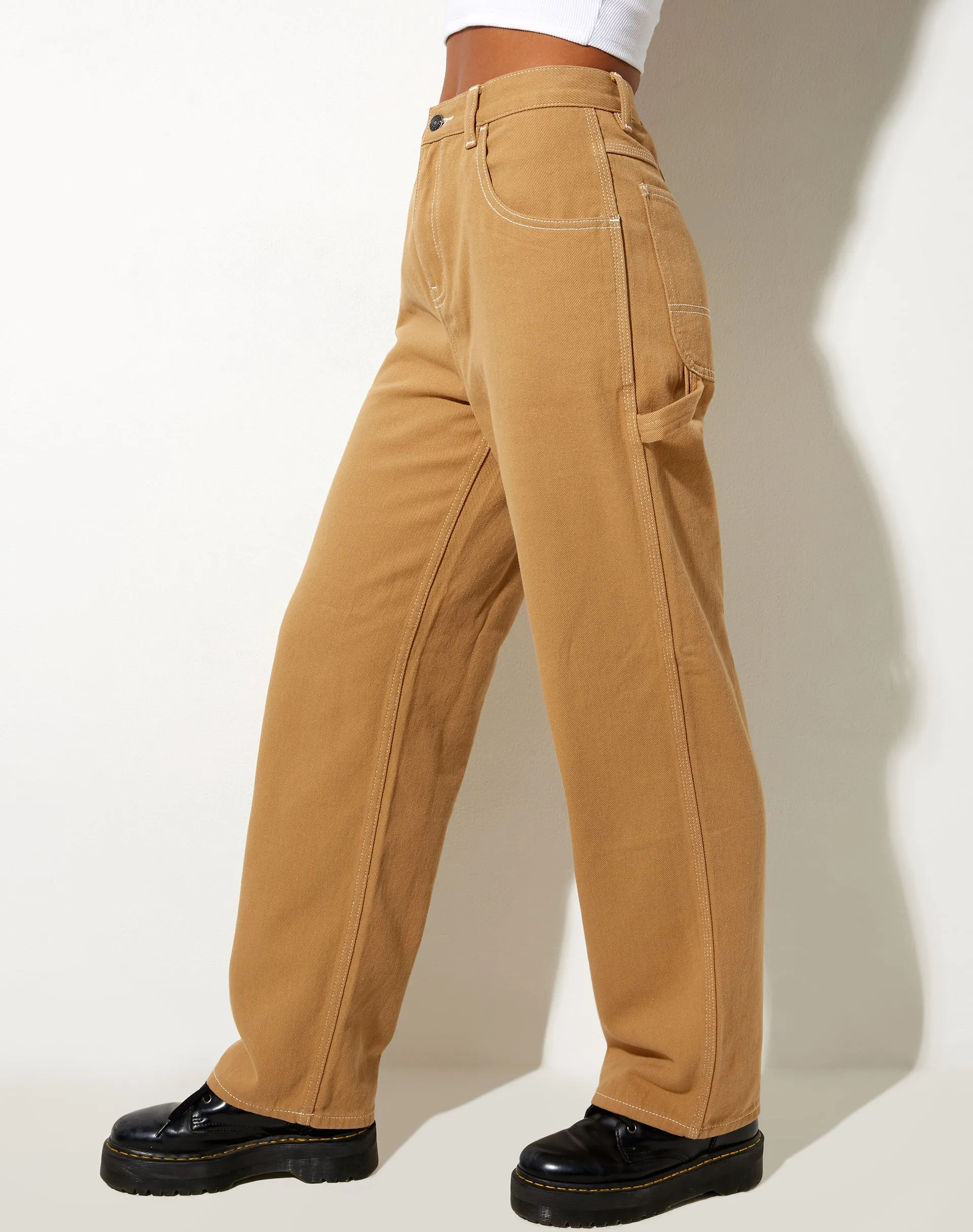 Carpenter Parallel Jeans in Camel