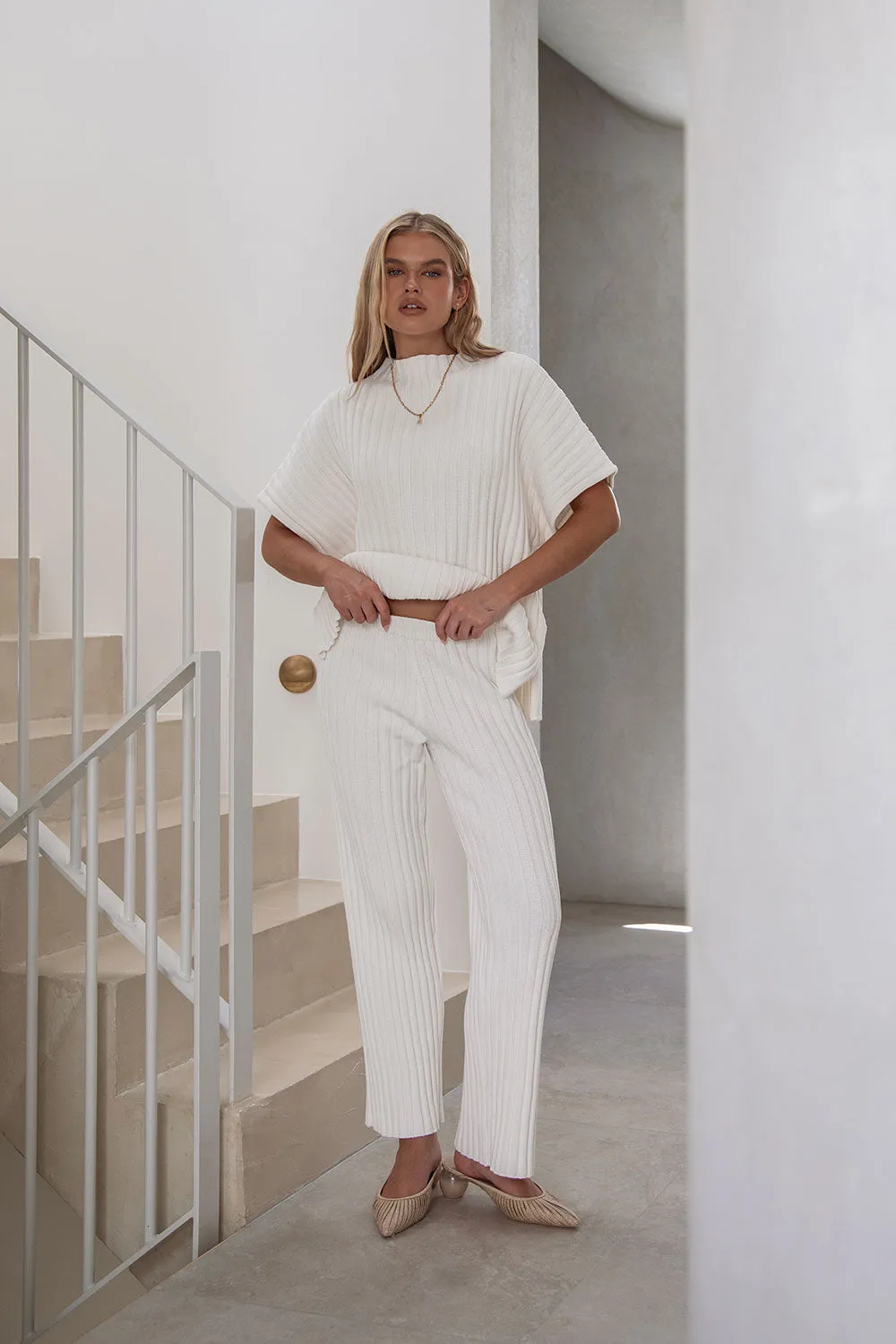 Celine Pants - White