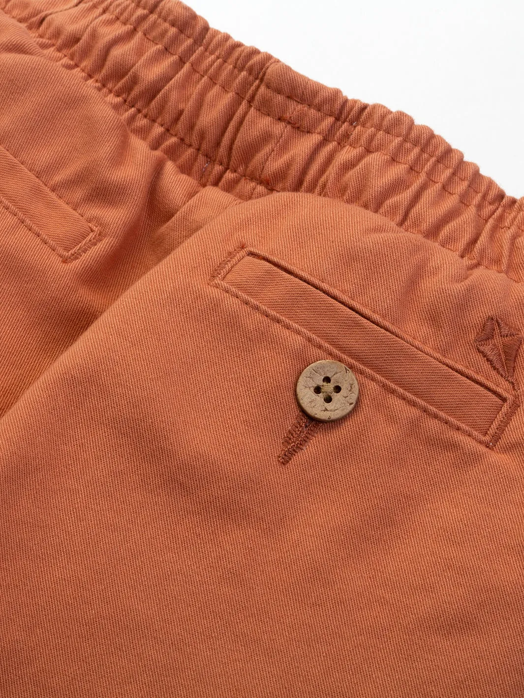 Comfy chinos burnt orange