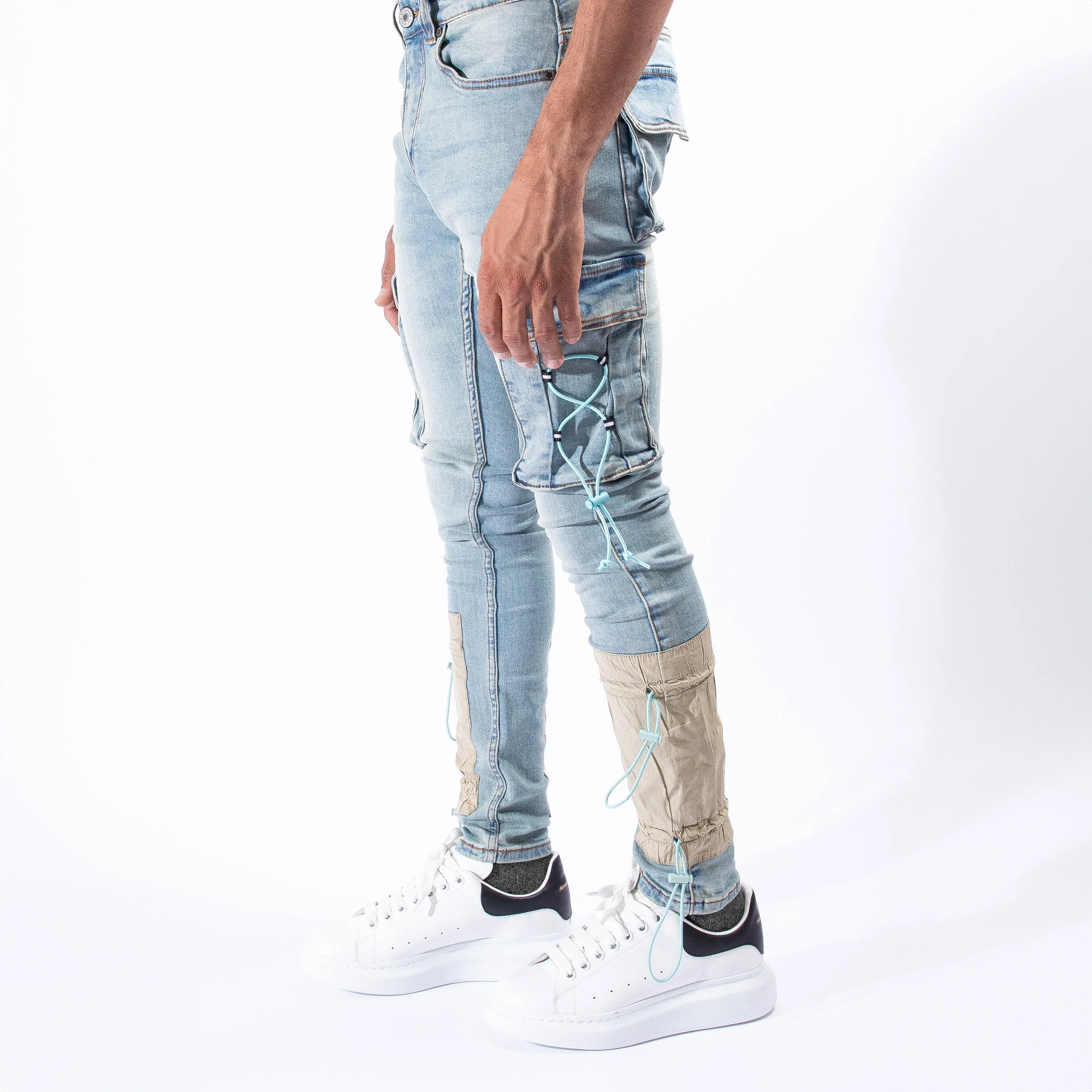 CYBER CLOUD CARGO JEANS