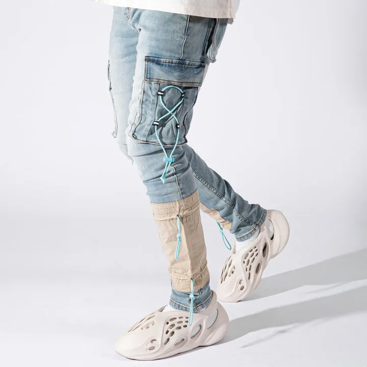 CYBER CLOUD CARGO JEANS