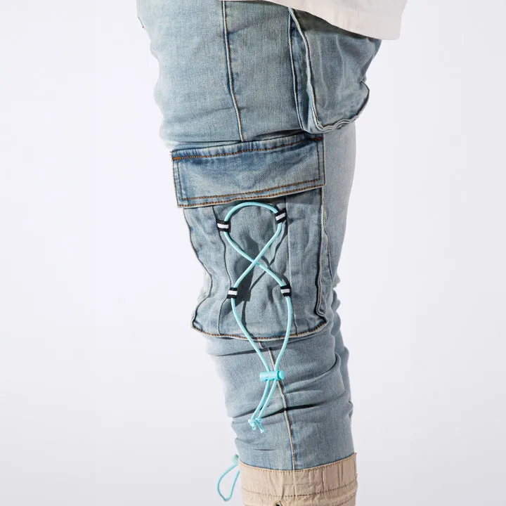 CYBER CLOUD CARGO JEANS