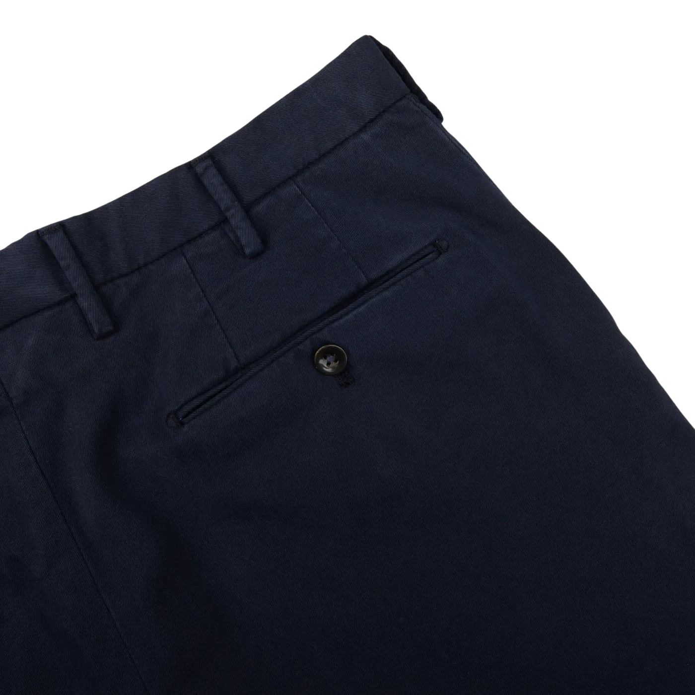 Dark Blue Cotton Stretch Comfort Chinos