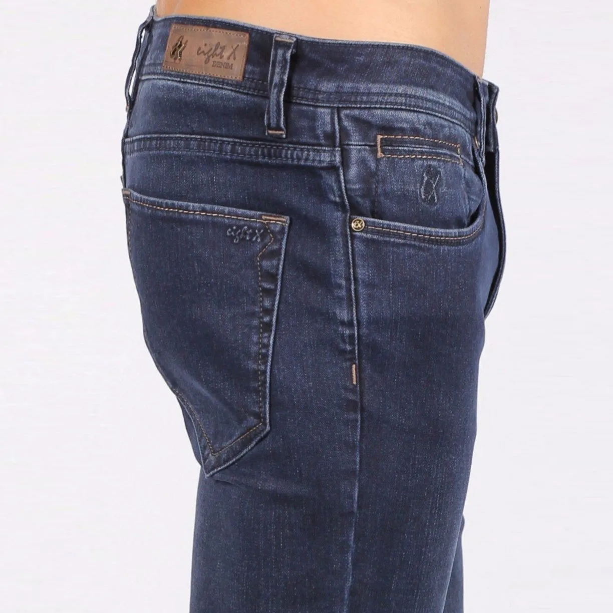 Dark Blue Slim Fit Jeans #1174-06