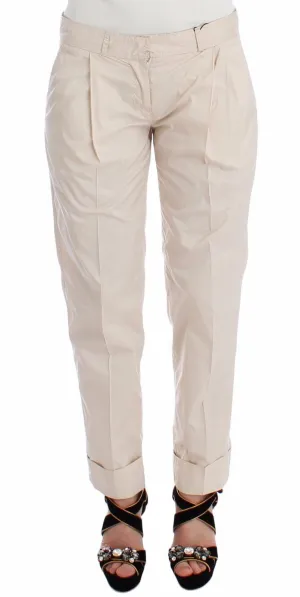 Ermanno Scervino Beige Chinos Casual Dress Pants Khakis