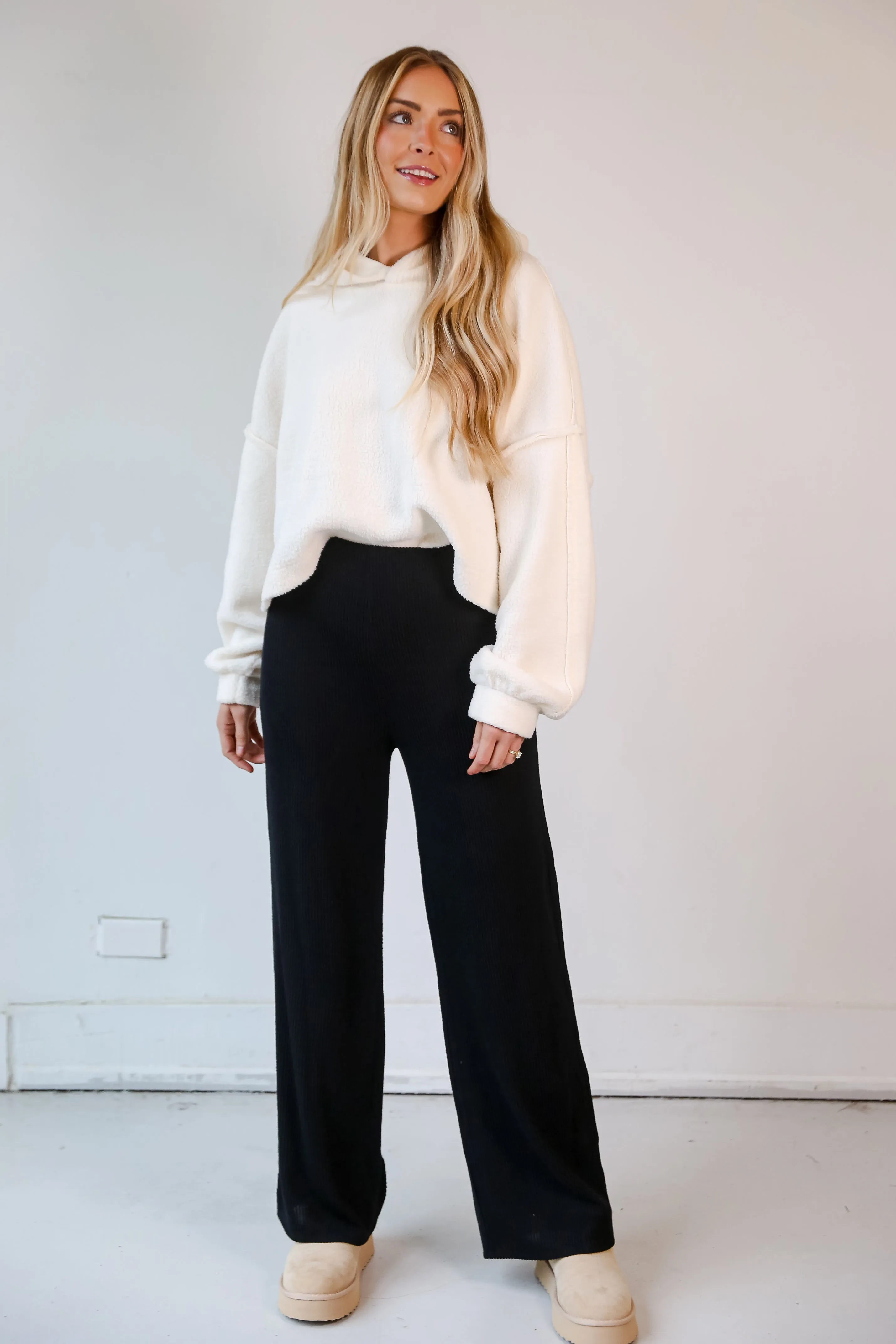 FINAL SALE - Take It Offline Corded Lounge Pants