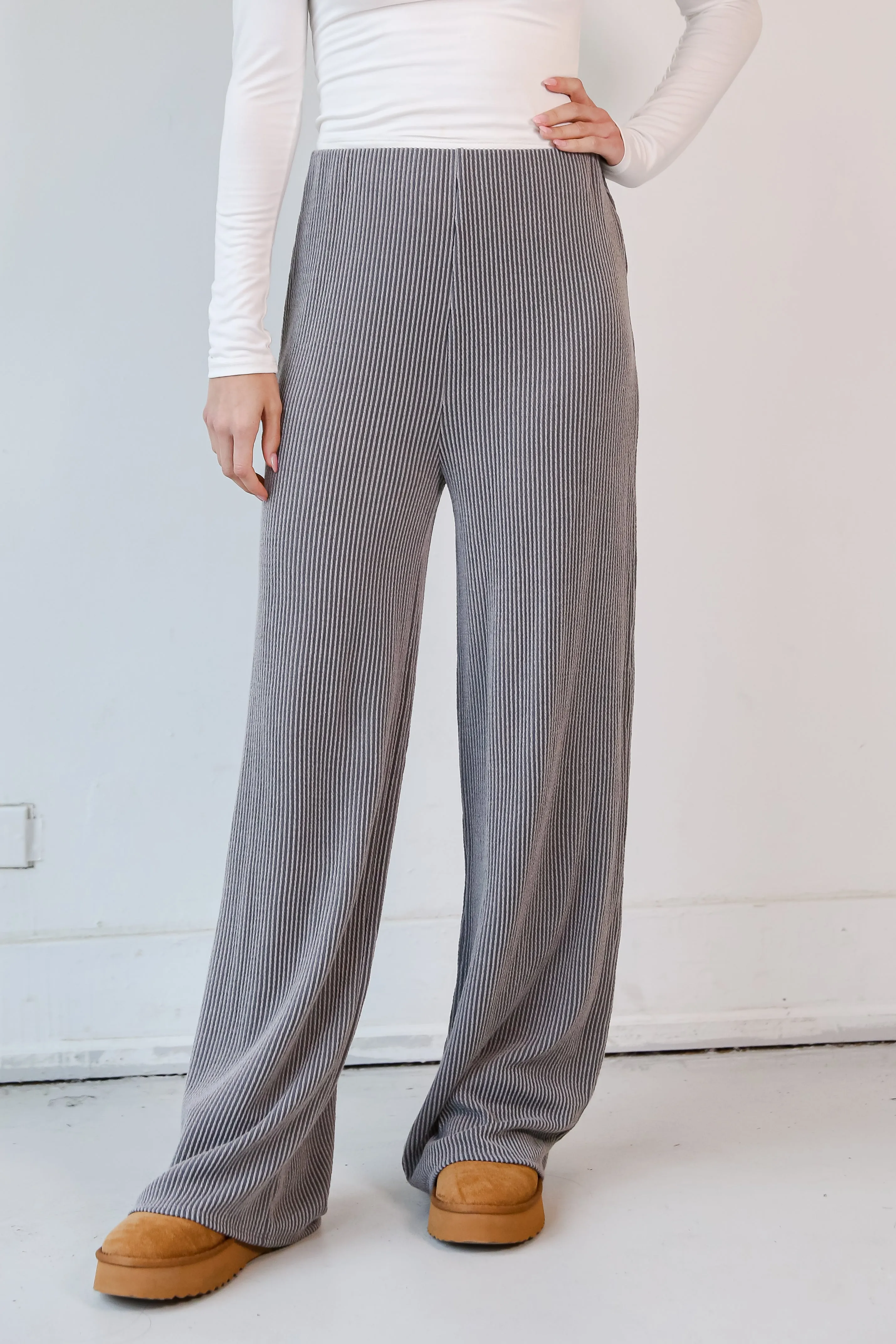 FINAL SALE - Take It Offline Corded Lounge Pants