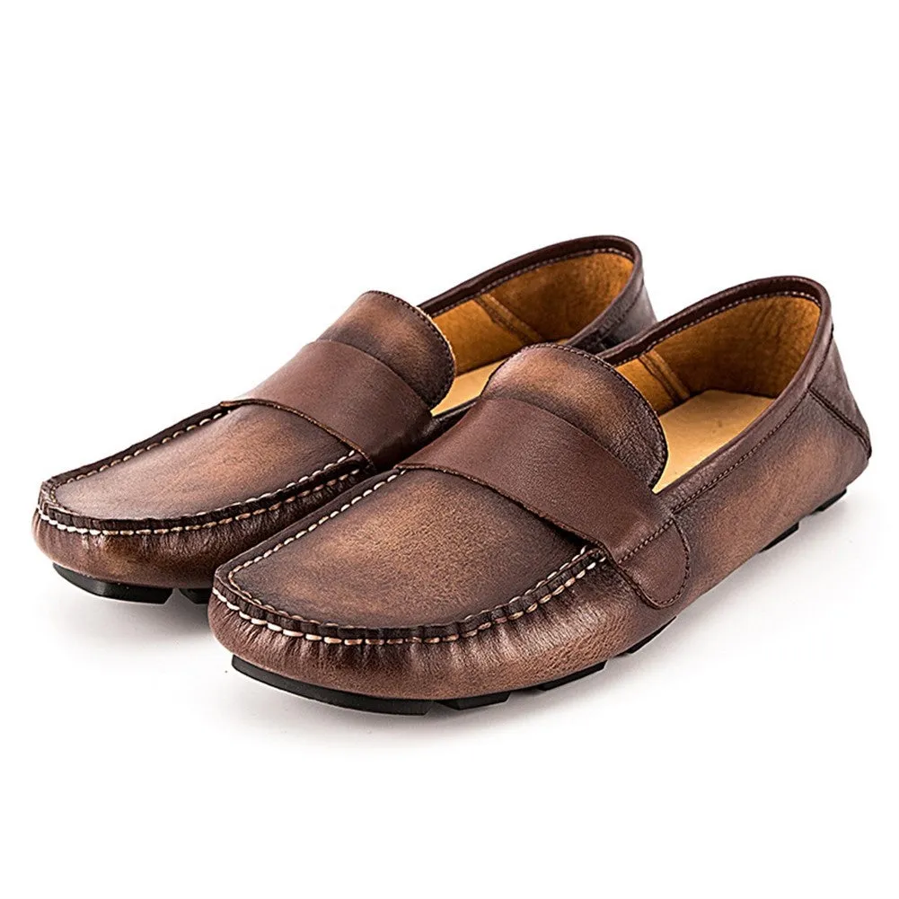 Flat Low Top Round Toe Casual Loafer for Men