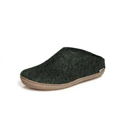 GLERUPS SLIP ON LEATHER FOREST