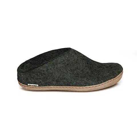 GLERUPS SLIP ON LEATHER FOREST