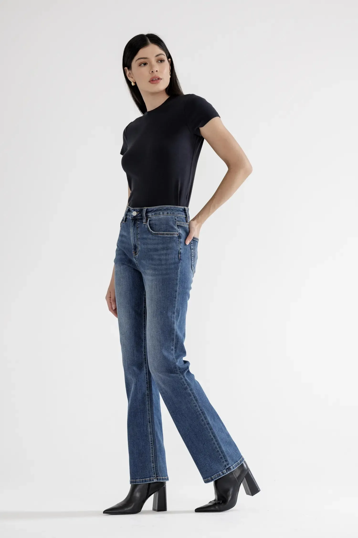 Greensborough High Rise Straight Denim