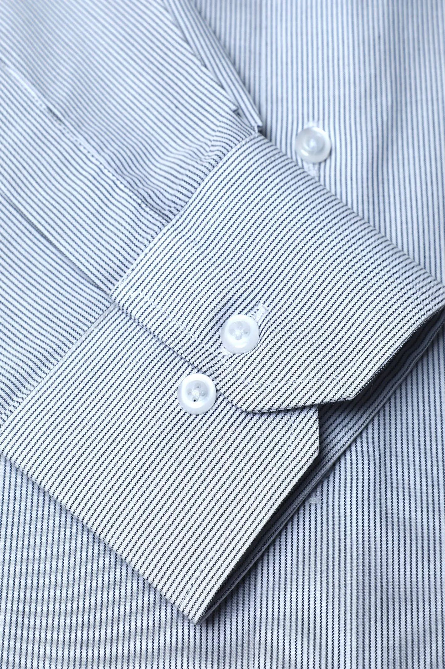 Grey Pin Stripes Formal Shirt