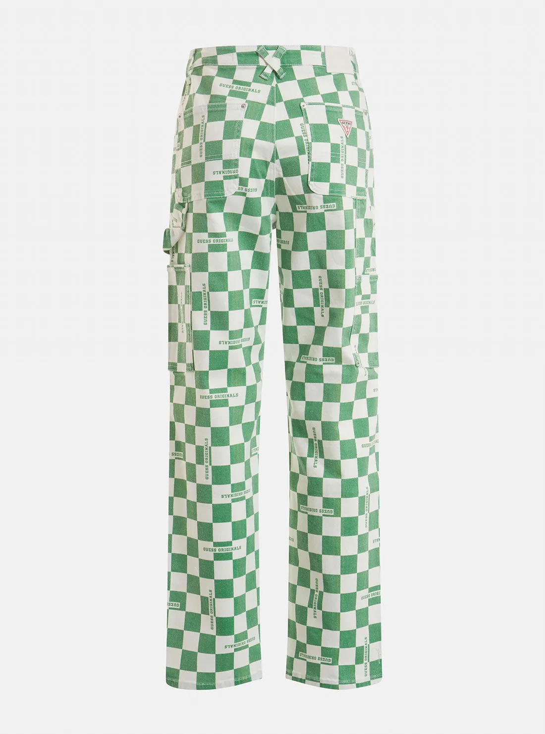 Guess Originals Green Checkered Carpenter Pants