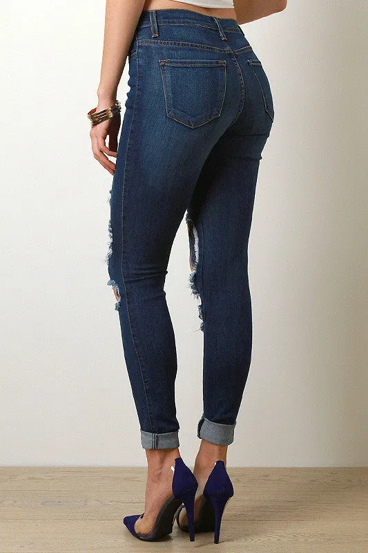 Hanging On By a Thread Skinny Jeans