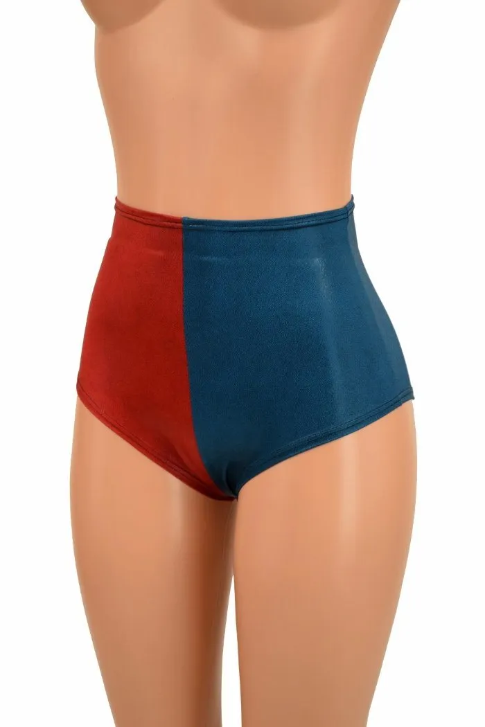 Harlequin High Waist Siren Shorts