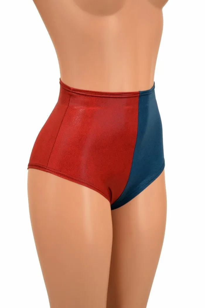 Harlequin High Waist Siren Shorts