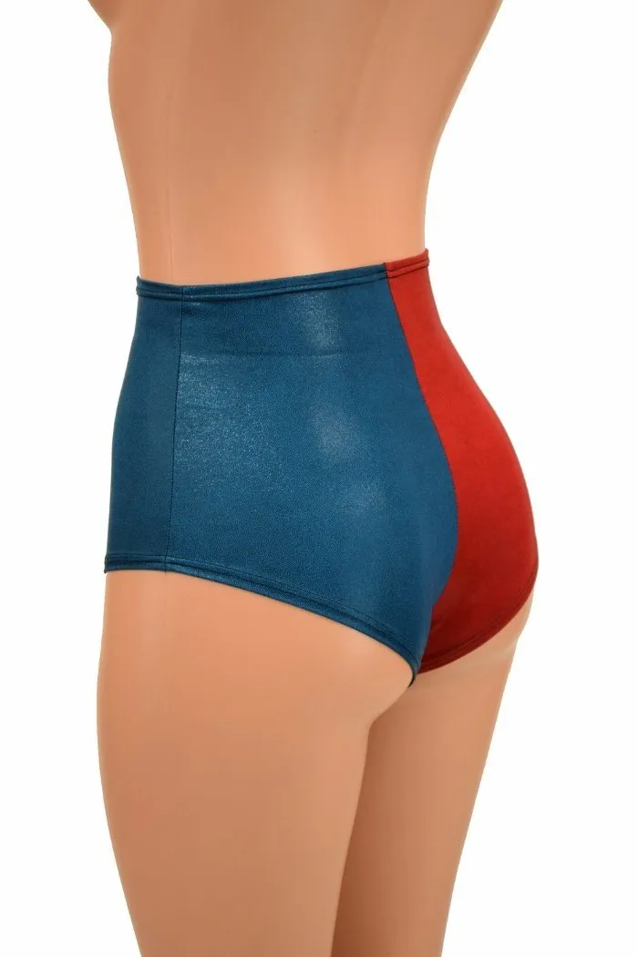 Harlequin High Waist Siren Shorts