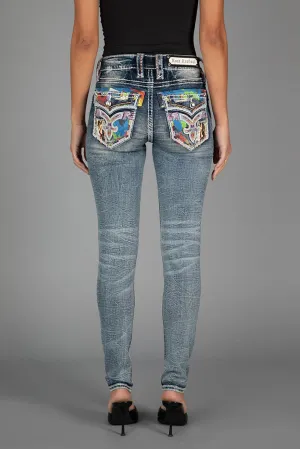 HARLOW MID-RISE SKINNY JEANS