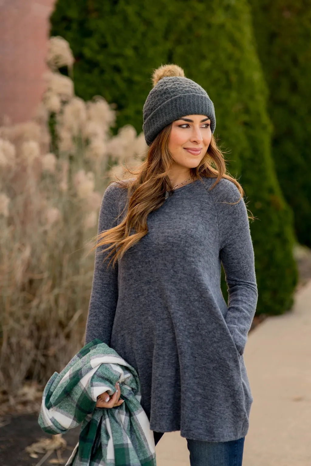 Heathered So Soft Tunic Tee