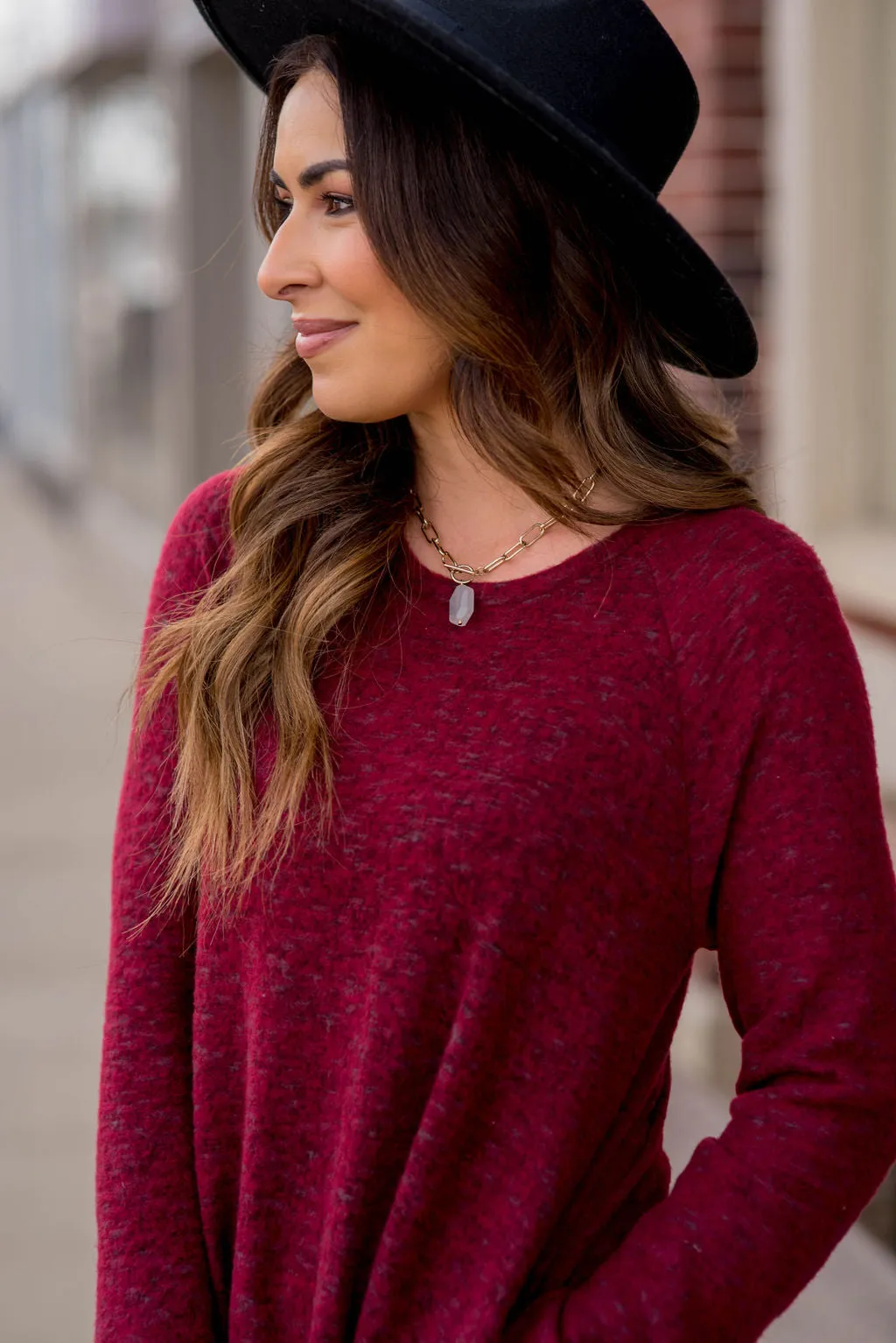 Heathered So Soft Tunic Tee