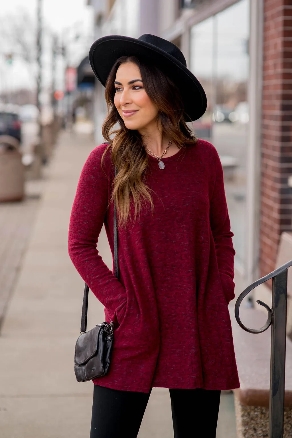 Heathered So Soft Tunic Tee