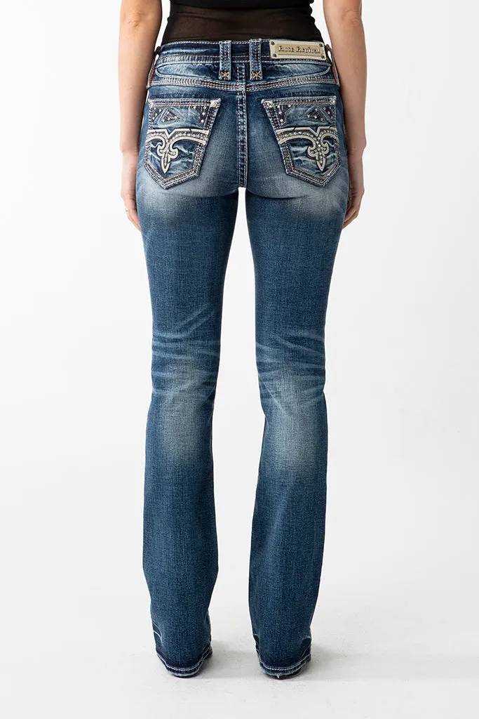 HIBISCUS BOOTCUT JEANS