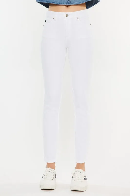 High Rise Ankle Skinny Jeans