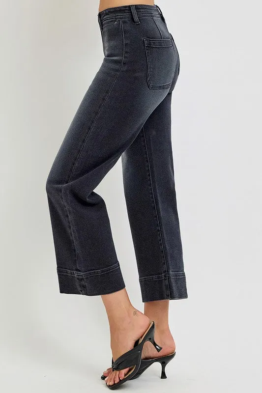 High Rise Crop Jeans