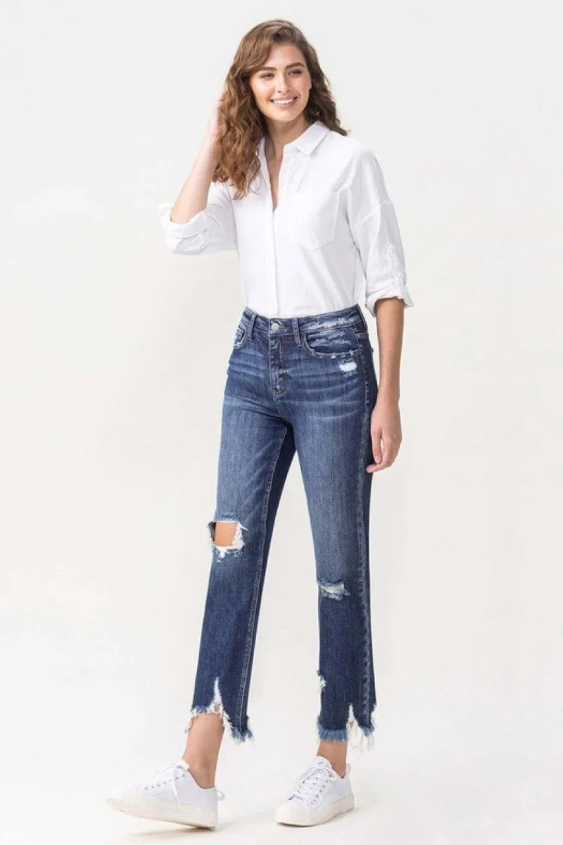 High Rise Lovervet Jackie Straight Leg Jeans